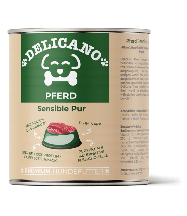 Delicano DeliCano Pferd 800g
