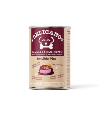 Delicano DeliCano Lamm & Lammherzen 400g