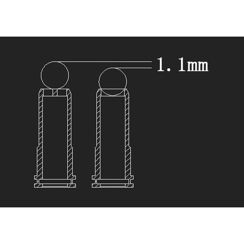 SHS AK Polycarbonate diameter nozzle