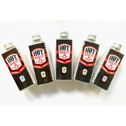 Hot Shot 0.45g 1000x BIO Weiß Hochglanzpolierte BBs