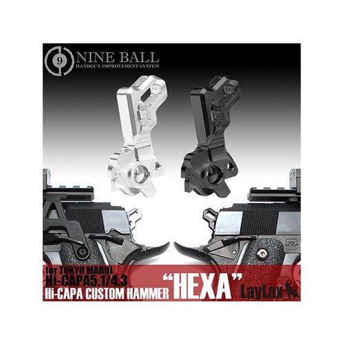 Nine Ball Hi-Capa 5.1 / 4.3 Custom Hammer "HEXA" - Black