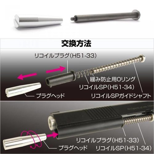 Nine Ball Hi-Capa 5.1 Recoil Spring Guide 7 Zoll