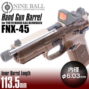 Nine Ball Gas Blowback TM FNX-45 PISTOLENLAUF 113,5 mm