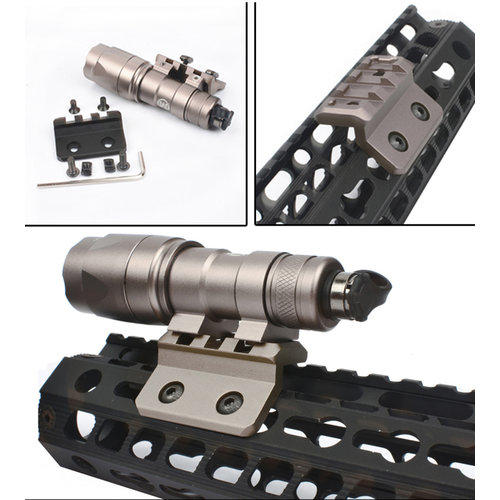 WADSN Offset Picatinny Rail Mount Black M-LOK / KeyMod WADSN Offset Picatinny Rail Mount Black M-LOK / KeyMod