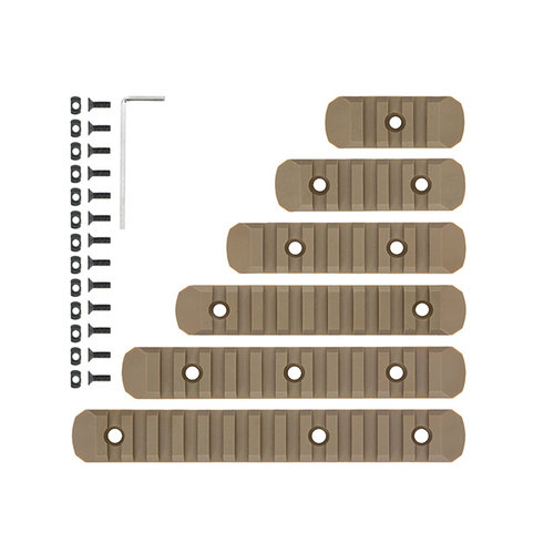 MP Polymer Rail Set Dark Earth M-LOK / KeyMod