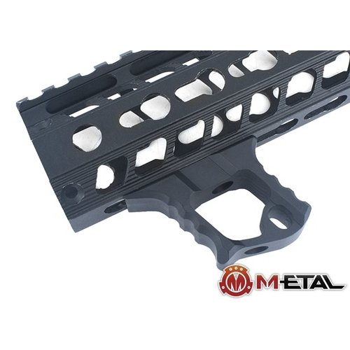 Metal TD Halo AR-15 Hand Stop For KeyMod & M-LOK - Black