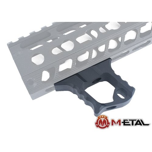 Metal TD Halo AR-15 Hand Stop For KeyMod & M-LOK - Black