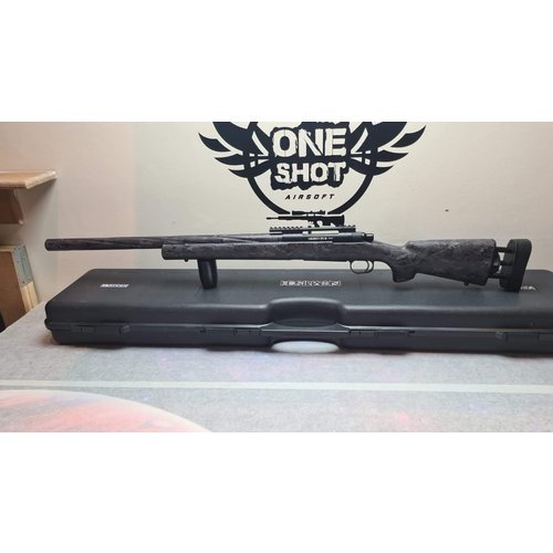 One Shot Airsoft Gun Skin SSG24/Mod24 Multicam Black One Shot Airsoft Gun Skin SSG24/Mod24 Multicam Black
