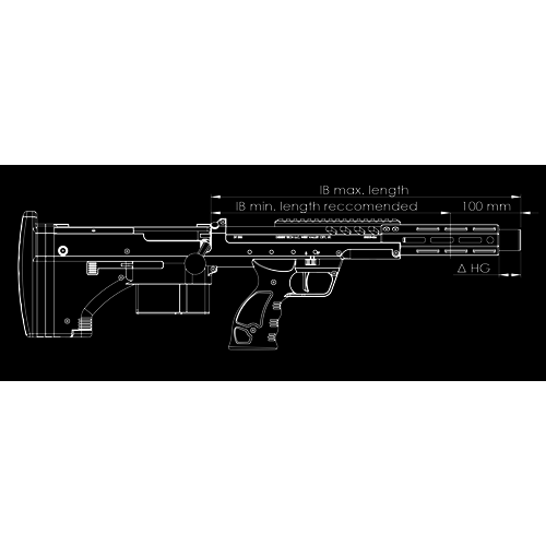 Silverback Carbon Barrel Extension, Größe M. Silverback Carbon Barrel Extension, Größe M.