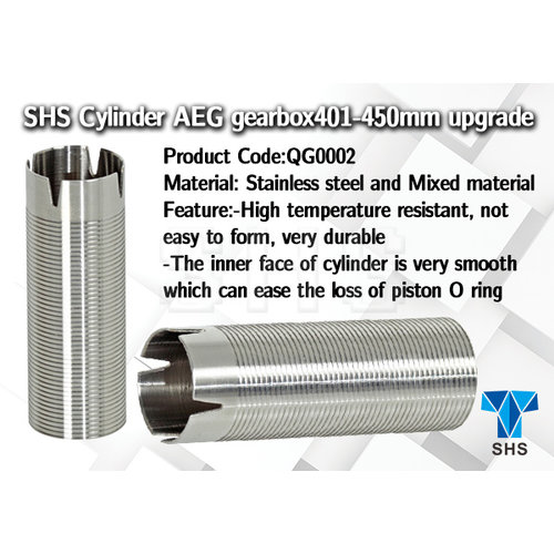 SHS Cylinder AEG For 401-455mm Barrel Upgrade SHS Cylinder AEG For 401-455mm Barrel Upgrade