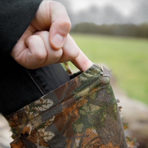 STALKER Brown Oak Leaf Suit Gaiters