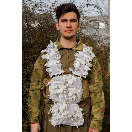 STALKER Chest Rig Abdeckung Schneeweiß (Infrarot behandelt)