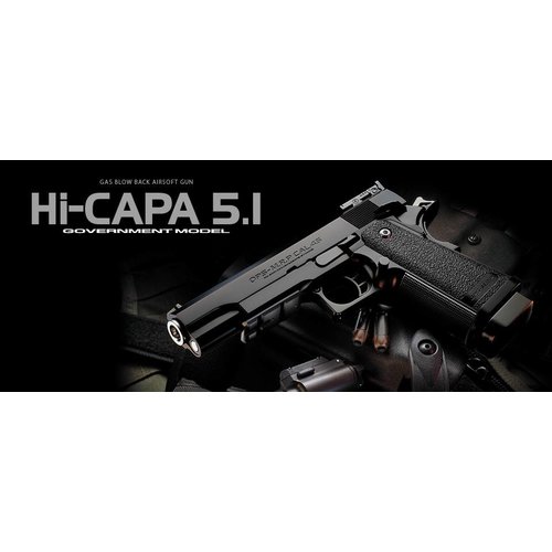 Tokyo Marui Hi-Capa 5.1 Government Model Black - F-MARK