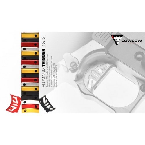 Cow Cow Technology Aluminium-Trigger T2 - Silber Cow Cow Technology Aluminium-Trigger T2 - Silber