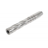 Tornado 5.1 Threaded Outer  Barrel (.40 marking) - Silver