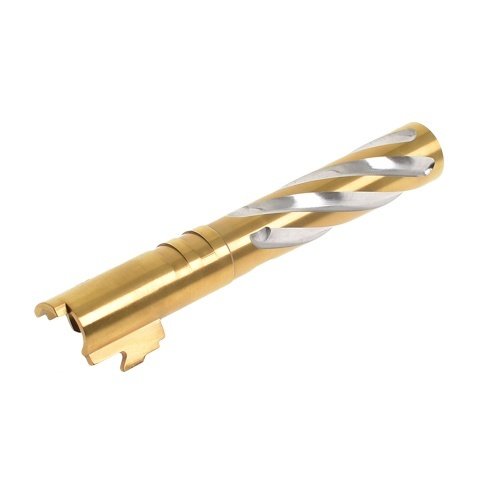 Cow Cow Technology Tornado 5.1 Threaded Outer  Barrel (.45 marking) - Gold