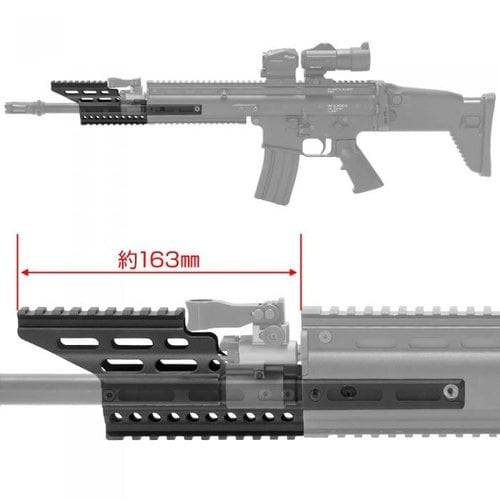 Nine Ball Nitro Vo. Scar MLOK Booster Rail for Next Generation