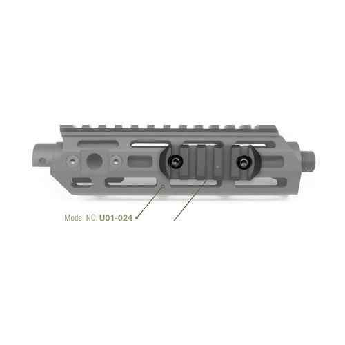 Action Army CNC M-LOK Schiene - 60mm