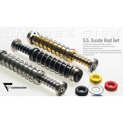 Cow Cow Technology Umarex G19x SS Guide Rod - Black Cow Cow Technology Umarex G19x SS Guide Rod - Black