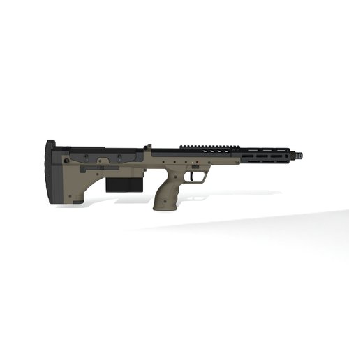 Silverback Desert Tech SRS A2/M2 Covert, 16" Barrel - FDE, Left Handed - F MARK