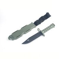 M9 Plastic Knife With Sheath (OD/BK/DE)