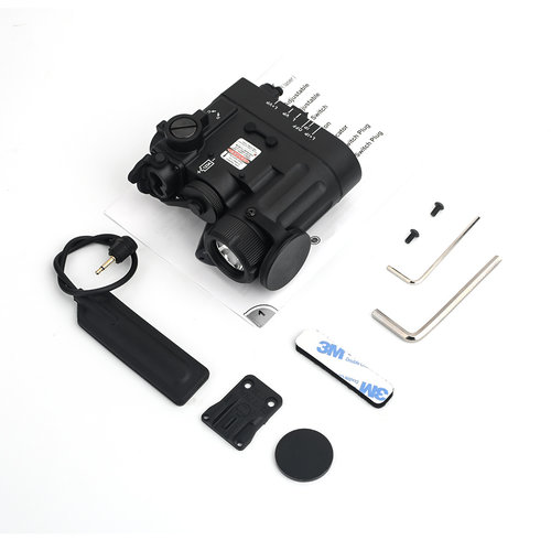 WADSN Tactical PEQ DBAL-D2 Rot+IR Laser & Weißlicht (Polymer) WADSN Tactical PEQ DBAL-D2 Rot+IR Laser & Weißlicht (Polymer)