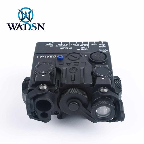 WADSN Tactische PEQ DBAL-A2 richtapparaten (IR-laser en blauwe laser en wit licht) - polymeer