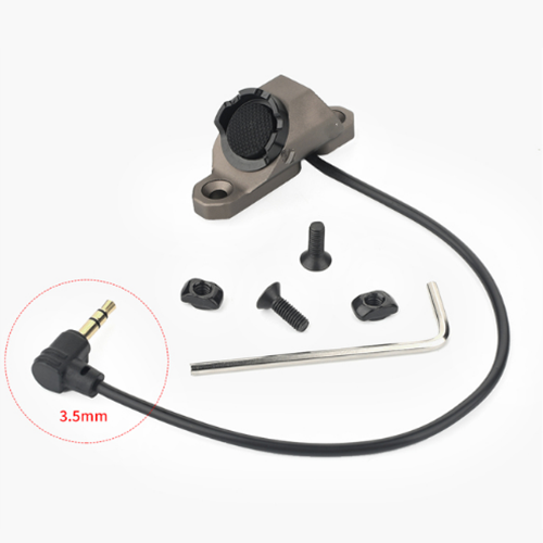 WADSN UT Hot Button Switch KeyMod & M-LOK Rail (3.5mm Plug) - Black WADSN UT Hot Button Switch KeyMod & M-LOK Rail (3.5mm Plug) - Black