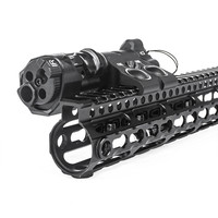 MAWL-C1 - IR + Roter Laser + Dual-Fernschalter - Schwarz (Metallversion)