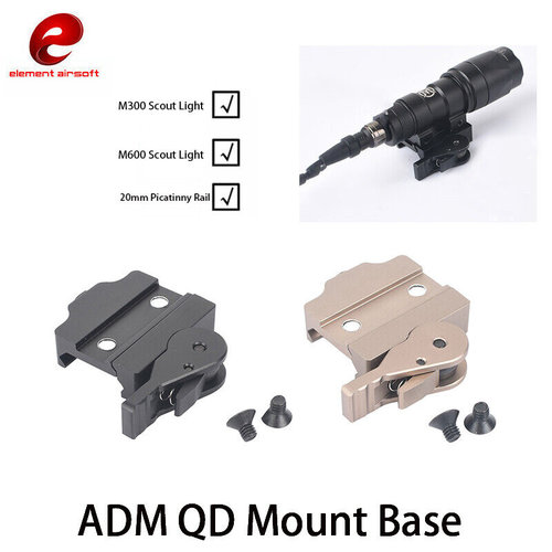 WADSN ADM Quick Release Mount For M300&M600 - Black