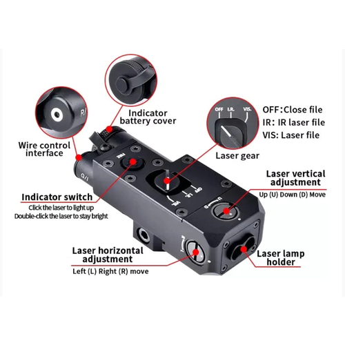 WADSN Close Quarters Battle Laser (Blue&IR Laser) WADSN Close Quarters Battle Laser (Blue&IR Laser)