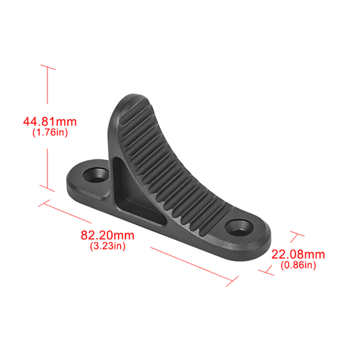 Metal M-Lok B5 Systems Gripstop - Black