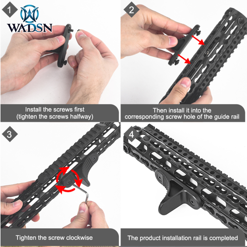 Metal M-Lok B5 Systems Gripstop - Red