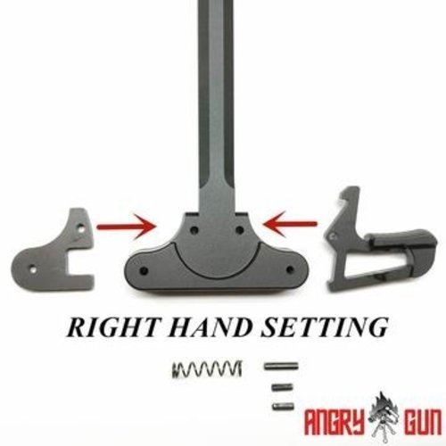 AngryGun HK Style Ambi Charging Handle for Tokyo Marui M4 MWS/MTR - Black AngryGun HK Style Ambi Charging Handle for Tokyo Marui M4 MWS/MTR - Black