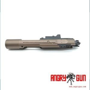 AngryGun Complete MWS High Speed Bolt Carrier with Gen2 MPA Nozzle - FDE Muzzle Power Adjustable