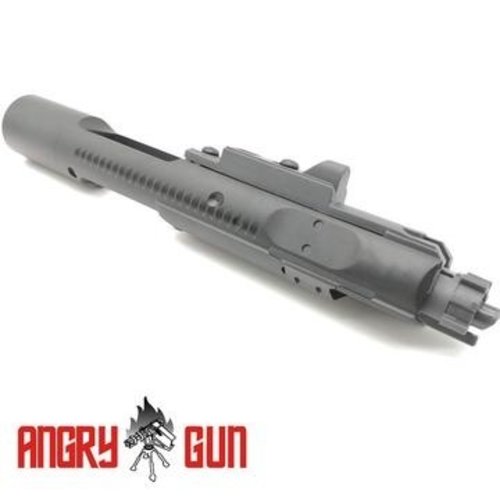 AngryGun Complete MWS High Speed Bolt Carrier with Gen2 MPA Nozzle- Original - Black Muzzle Power Adjustable