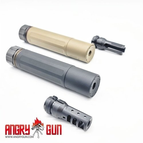 AngryGun DASM-S Dummy Suppressor - Black Full Marking Version AngryGun DASM-S Dummy Suppressor - Black Full Marking Version