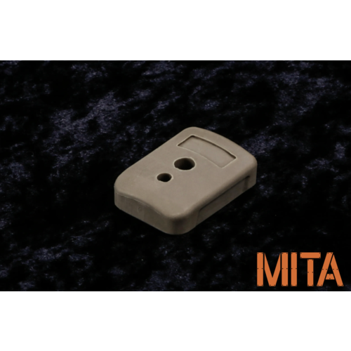 Mita Hi Capa Rubber Mag Pad Slim - V - FDE - 5pcs