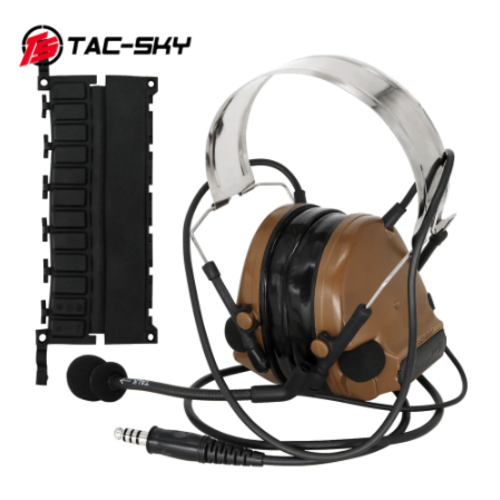 Tac-Sky Comtac III Headset (Silicone Earmuffs) - OD Tac-Sky Comtac III Headset (Silicone Earmuffs) - OD