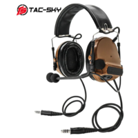 Comtac III Dual-Pass Headset (Silicone Earmuffs) - FDE