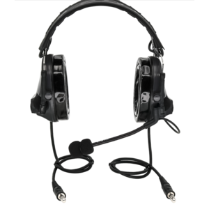 Tac-Sky Comtac III Dual-Pass Headset (Silicone Earmuffs) - Black