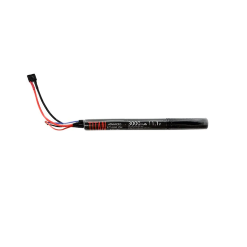 Titan Lithium Ion 3000mAh 11.1v Stick T-Plug - Deans Titan Lithium Ion 3000mAh 11.1v Stick T-Plug - Deans