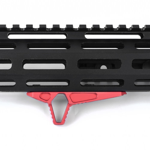 Metal Triangle Hand-Stop KeyMod & M-LOK - Red Metal Triangle Hand-Stop KeyMod & M-LOK - Red