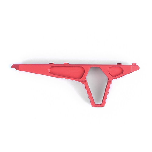 Metal Triangle Hand-Stop KeyMod & M-LOK - Red Metal Triangle Hand-Stop KeyMod & M-LOK - Red