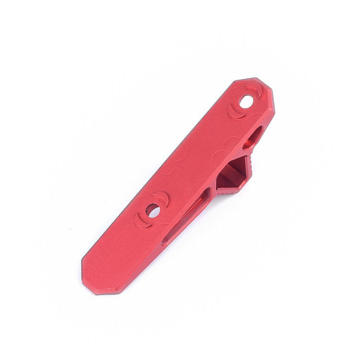 Metal Triangle Hand-Stop KeyMod & M-LOK - Red Metal Triangle Hand-Stop KeyMod & M-LOK - Red