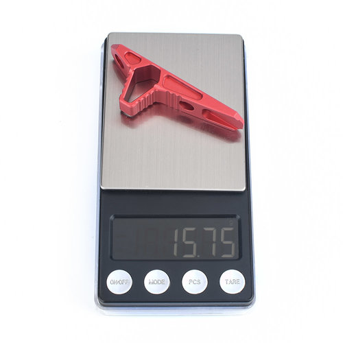 Metal Triangle Hand-Stop KeyMod & M-LOK - Red Metal Triangle Hand-Stop KeyMod & M-LOK - Red