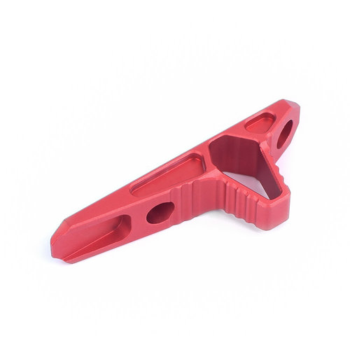 Metal Triangle Hand-Stop KeyMod & M-LOK - Red Metal Triangle Hand-Stop KeyMod & M-LOK - Red