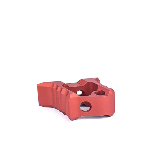 Metal TD Halo AR-15 Hand Stop For KeyMod & M-LOK - Red