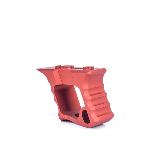 Metal TD Halo AR-15 Hand Stop For KeyMod & M-LOK - Red