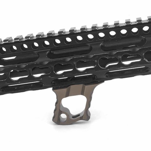 Metal TD Halo AR-15 Hand Stop For KeyMod & M-LOK - DE